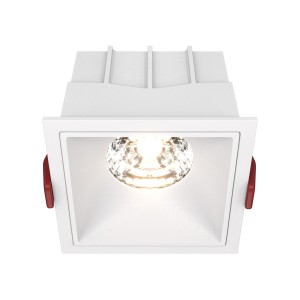 Downlight ALFA LED 15W 3000K DIM biały kwadratowy wpuszczany możliwość ściemniania