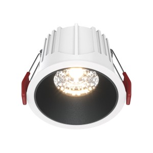 Downlight ALFA LED 15W 3000K biało-czarny okrągły wpuszczany