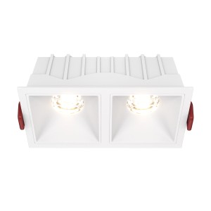 Downlight ALFA LED 2x10W 3000K DIM biały wpuszczany możliwość ściemniania