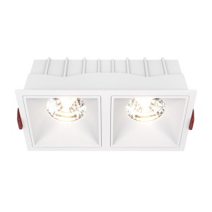 Downlight ALFA LED 2x15W 3000K DIM biały wpuszczany możliwość ściemniania