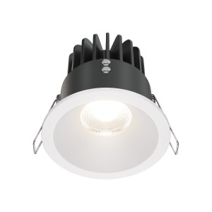 ZOOM LED 12W 4000K  IP65 oprawa biała hermetyczna podtynkowa 
