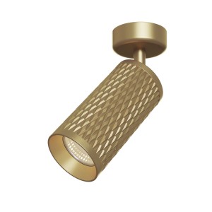 FOCUS Design spot złoty natynkowy regulowany 1xGU10