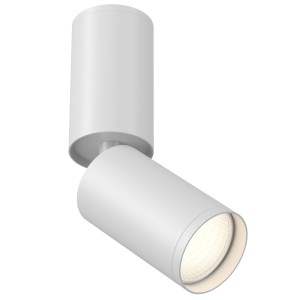 FOCUS S tuba łamana biała natynkowy fi 5cm 1xGU10