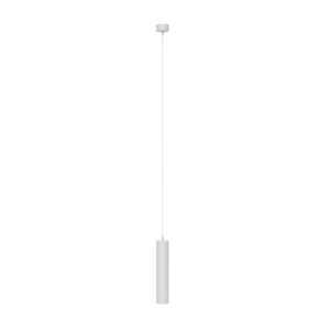 FOCUS lampa wisząca tuba biała 1xGU10