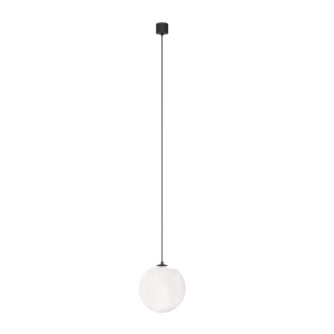 LUNA LED 5W 4000K lampa wisząca  klosz kula fi 20cm wykończenie czarne