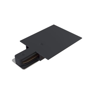 UNITY zasilanie końcowe czarne do szyny 1-fazowej wpuszczanej