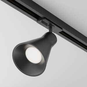 UNITY Virar  spot czarny 1xGU10 do szyny 1-fazowej regulowany