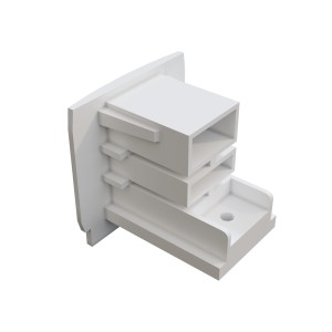 TRINITY zaślepka biała do szyny 3-fazowej natynkowej