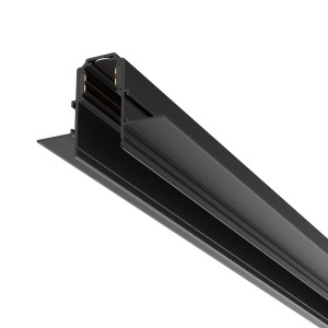 EXILITY szyna magnetyczna slim 2m czarna wpuszczana do płyty GK 9,5mm