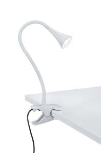 Lampa stołowa Viper biały 1x3W LED R22398101 Reality