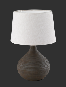 Lampa stołowa Martin brązowy/cappucino 1x40W R50371026 Reality