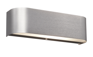 ADRIANO 220810205 kinkiet podłużny aluminium szczotkowane LED 2x3,1W 3000K światło góra dół