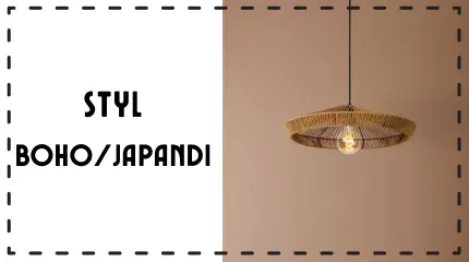 Lampy boho/japandi